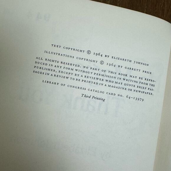 VINTAGE 1964 No Magic, Thank You by Elizabeth Johnson Hardcover - Picture 7 of 12